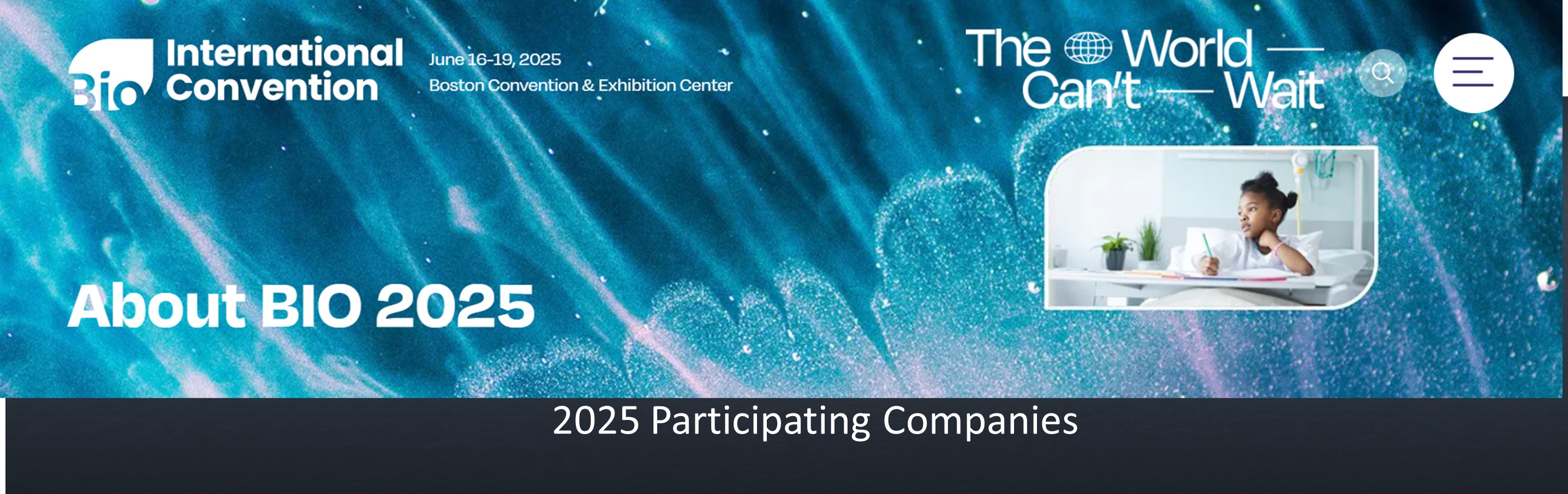 Image：BIO 2025 Boston(BIO International Convention)