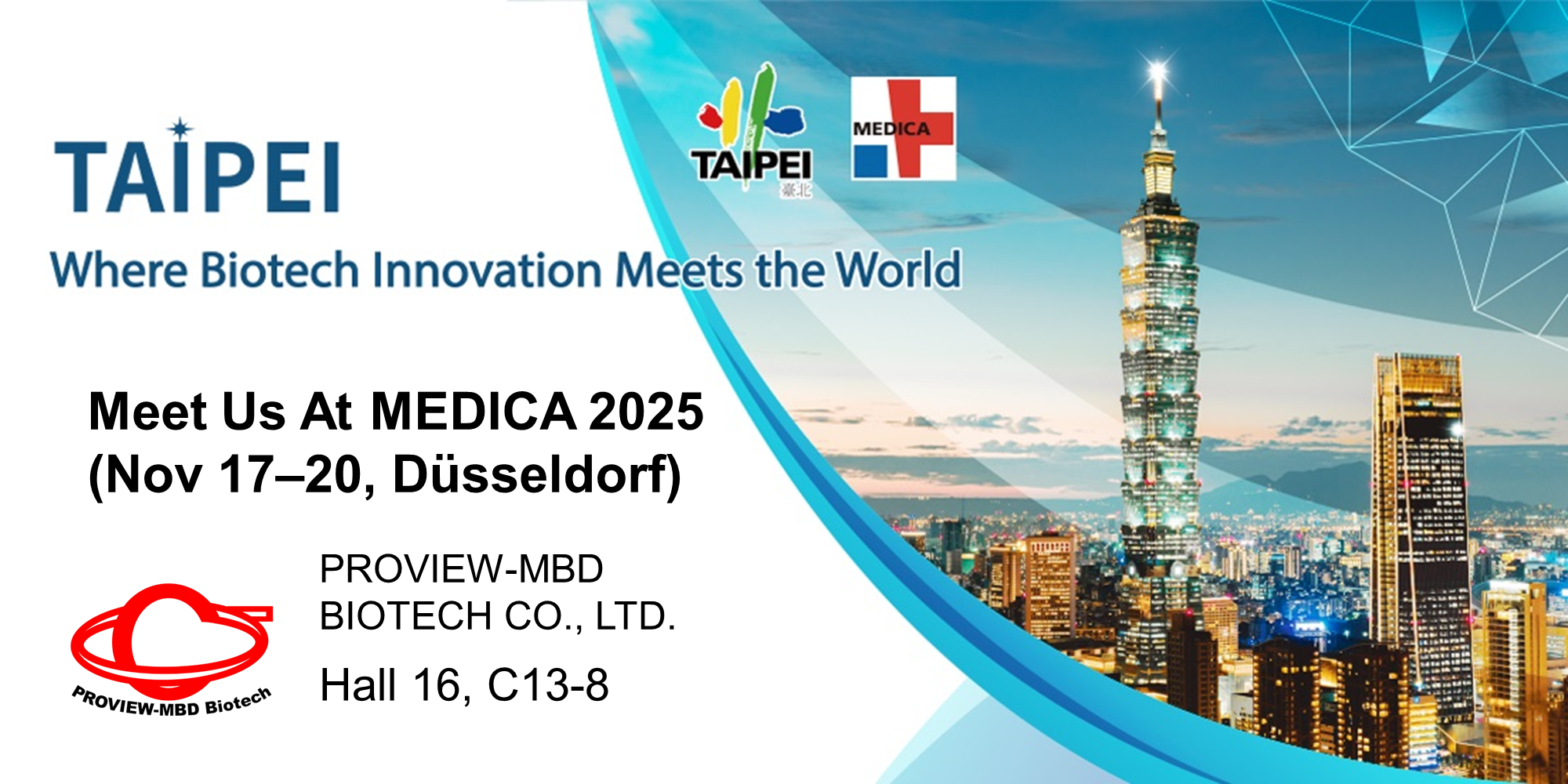 pic of welcome to visit us at MEDICA 2025