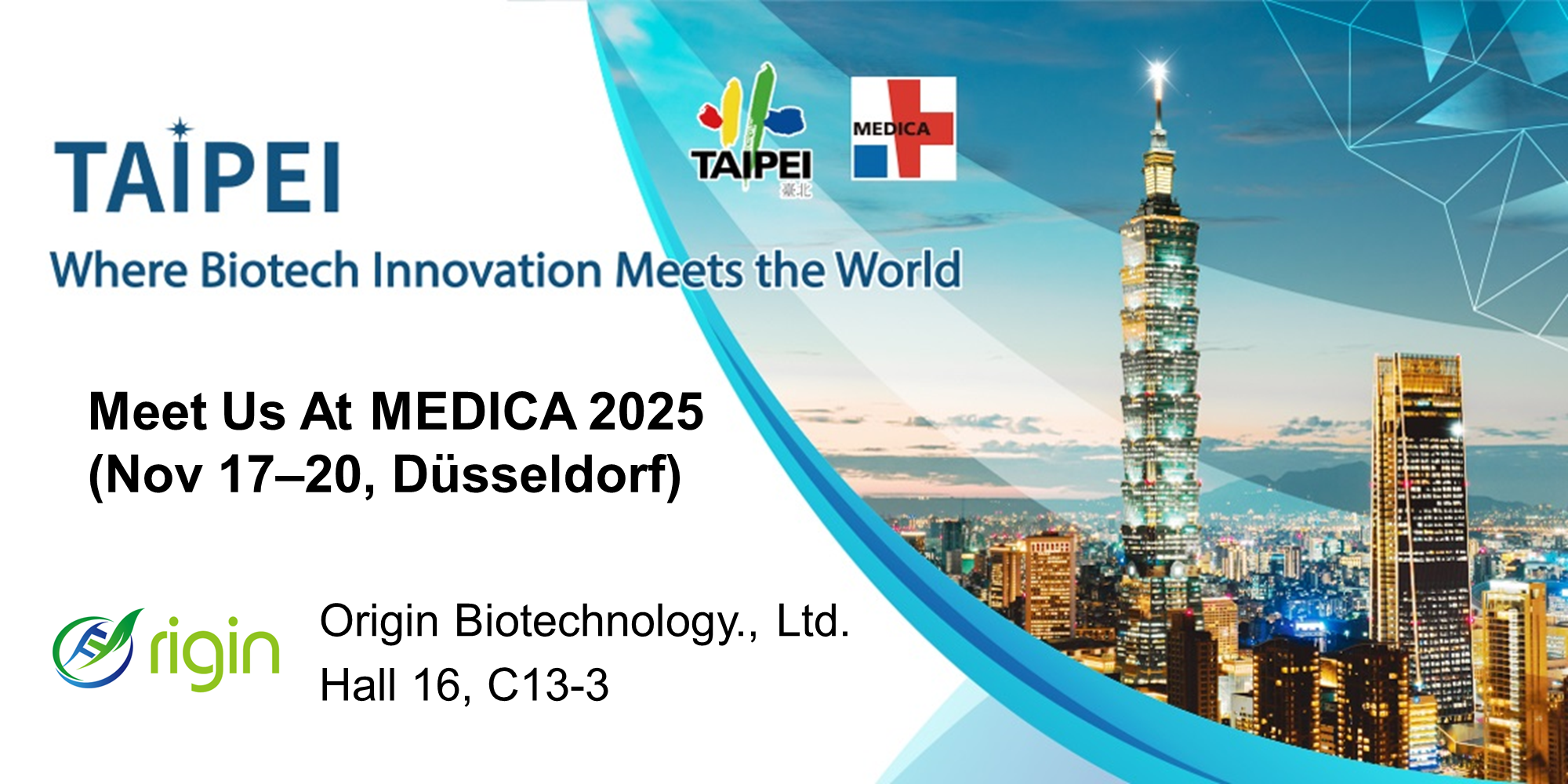 pic of welcome to visit us at MEDICA 2025